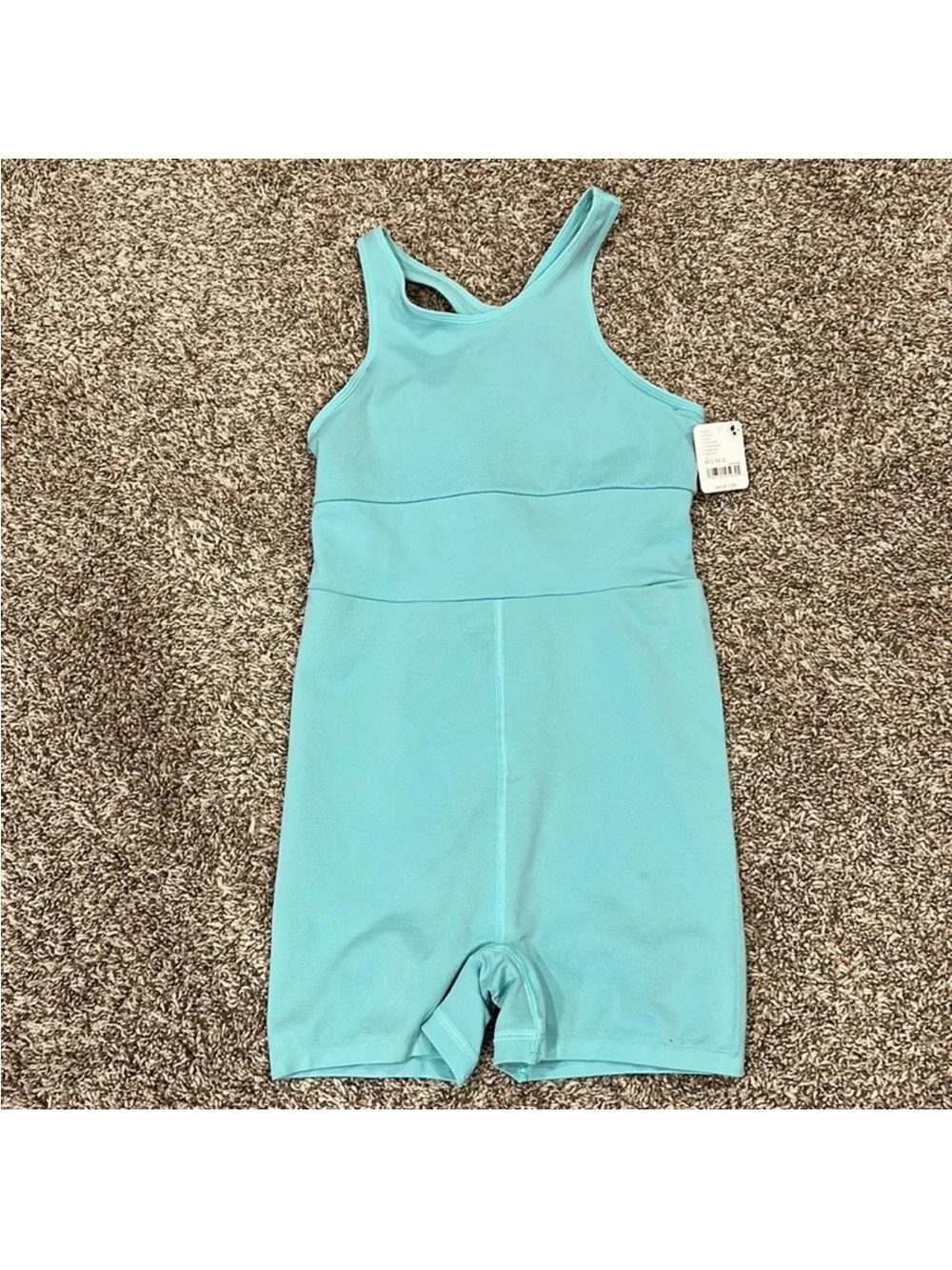 Free People Movement Every Single Time Runsie Tank Shorts Romper